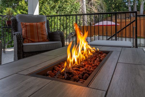 Gas Fire Pit Installation in Cranston