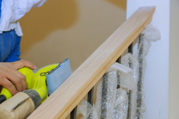 Handrail Sanding in Cranston